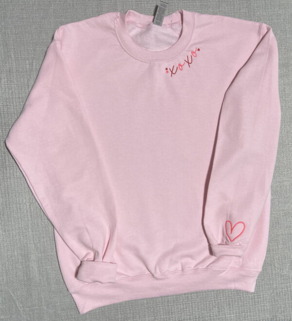 Pink love sweater